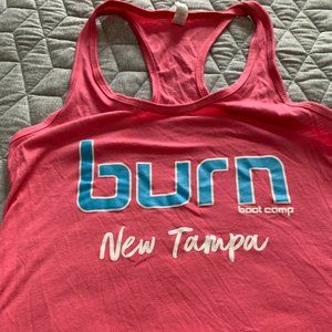 BURN BOOTCAMP - NEW TAMPA LOCATION TANK - HOT PINK - SIZE M